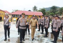 Gelar Pasukan Ops Zebra Tinombala 2023, Ini Pesan Kapolres Morut