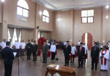 Bupati Morut Lantik 9 Pejabat Eselon II , Berikut Nama dan Jabatannya