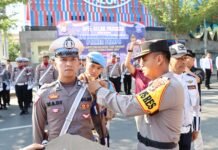 Polres Palopo Gelar Pasukan Ops Zebra Pallawa 2023