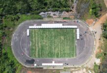 Kadis Parmudora bacakan Linimasa Pembangunan Stadion Andi Hasan Opu To Hatta