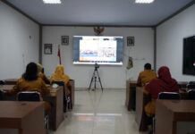 Dekranasda Lutim Ikuti Rapat Kerja Nasional Dekranas Tahun 2023 Secara Virtual