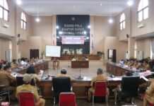 Hadiri Rakor dan Evaluasi PAD, Wabup Morut Imbau Imbangi Belanja Daerah