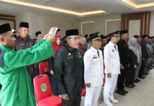Lantik 57 Pejabat Pemkab Lutim, Budiman : Ini Kebutuhan Organisasi