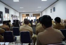 Pemkab Lutim ikuti Penilaian interviu Evaluasi SPBE Tahun 2023 Secara Virtual