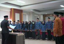 Lantik 139 Pejabat Fungsional Pemkab. Lutim, Budiman Minta Bekerja Ikhlas Untuk Masyarakat