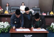 Bupati Morut Hadiri Rapat Paripura ke-5 Rancangan APBD Perubahan Tahun 2023