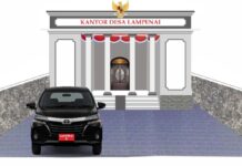 Uniknya Desain Kantor Desa Lampenai Miliki Empat Pilar Lalambate Tarantajo