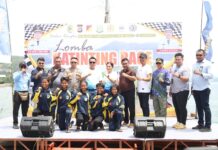 Bupati Morut Buka Lomba Katinting Race dan Dragon Boat Lokal Dalam Rangka HUT Morut Ke-10
