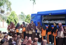 DPK Lutim Lakukan Perpustakaan Keliling pada 2 SDN di Mangkutana