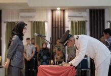 Bupati Luwu Utara Resmi Lantik Andi Rachmat Purnama Sebagai Camat Sukamaju