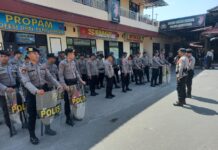 Tingkatkan Kemampuan, Sat Shabara Polres Luwu Utara Rutin Laksanakan Latihan Dalmas