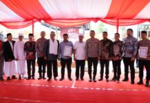 Bupati dan Wakil Bupati Hadiri Peresmian Taman Bhinneka Tunggal Ika Polres Lutim