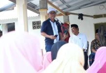 Didampingi Ketua PKK, Budiman Hadiri Maulid dan Syukuran di Desa Lera