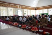 Bupati dan Wabup Lutim Hadiri Maulid Nabi Muhammad SAW di Masjid Babul Khair Puncak Indah