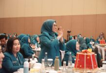 Hj. Sufriaty Budiman Hadiri Rakorda TP-PKK Tingkat Provinsi di Makassar