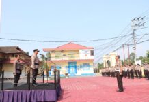 Pimpin Upacara Kenaikan Pangkat Pengabdian, Ini Harapan Kapolres Luwu Utara