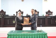 DPRD Luwu Utara Gelar Paripurna Laporan Pansus dan Persetujuan Bersama Atas Dua Ranperda Tahun 2023