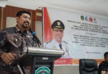 Wabup Lutim Buka Sosialisasi Perbup 69 Tahun 2023 Sekaligus Pencanangan Gerakan Nasional Sadar Tertib Arsip