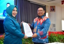 Asrul Sani Lantik Pengurus TP-PKK Kota Palopo Masa Bakti 2023-2024