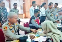 HUT Humas Polri ke-72, Polres Palopo Donor Darah