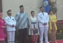 Wakil Bupati Luwu Timur Resmi Dilantik, Menpora Hadir Beri Selamat untuk Sahabatnya