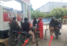 Ada Jalur Khusus untuk Motor Pelangsir BBM Subsidi di SPBU Tomoni, Kendaraan Umum Gunakan Jalur Lain
