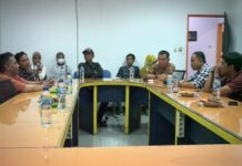 Rombongan Study Wawasan Diskominfo Lutim – Media Partner Kunjungi Redaksi Jabar Ekspres