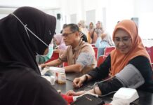 Sufriaty Budiman Hadiri Kegiatan Gerakan Tensi Serentak Hingga Senam Jantung Sehat