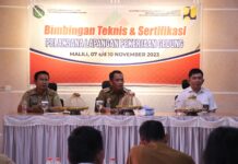 Gandeng Balai Jasa Konstruksi VI Makassar, Pemkab Lutim Gelar Bimtek dan Sertifikasi PLPG