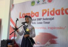 Bunda Literasi Lutim Buka Lomba Pidato Tingkat SMP Sederajat Tahun 2023