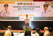 Bupati Luwu Timur Buka Training ESQ Internalisasi Nilai Berakhlak di Hotel Gammara Makassar