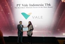 PT Vale Raih CSA Awards 2023 Kategori The Best Materials Sector on the Main Board