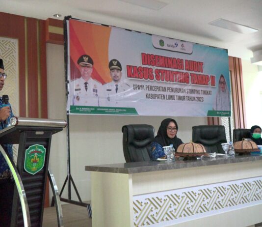 Pemkab Lutim Gelar Diseminasi Audit Kasus Stunting Tahap II Tahun 2023
