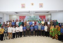 Bupati dan Wakil Bupati Lutim Ikut Rakor FKUB Sekaligus Deklarasi Pemilu Damai 2024