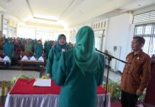 Ketua TP PKK Lutim Kukuhkan Ketua TP-PKK Kecamatan Kalaena dan Wotu