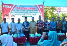Hadiri Pesta Panen, Budiman Serahkan Bantuan Untuk Dua Rumah Ibadah