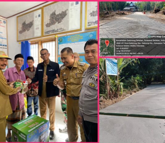 Desa Kadatong Alami Kemajuan Dipimpin Abd Rauf, Warga Terima Alsintan