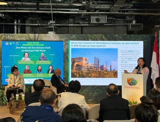 CEO PT Vale Bicara Penurunan Limbah dan Emisi Pada Talkshow KHLK di COP-28 Dubai