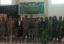 Persekutuan Agape Puskesmas Bone Pute dan PKM Burau Gelar Natal Bersama