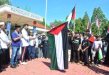 Wabup Luwu Timur Ikuti Munajat dan Long March Aksi Bela Palestina