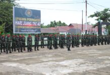 Puncak Peringatan Hari Juang TNI AD ke-78 di Morowali