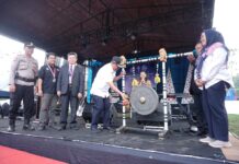 Hadiri Perayaan Natal PKM Gereja Kibaid Tingkat Nasional, Ini Pesan Bupati Lutim