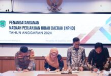 Tanda Tangan NPHD Bersama Bupati, Kapolres Luwu Utara : Wujud Dukungan Pemda Sukseskan Pemilu