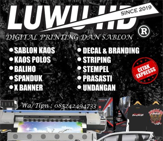 Luwu HD Digital Printing dan Sablon Hadir di Luwu Utara, Harga Terjangkau !
