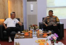 Baru Menjabat, Kapolres Luwu Timur Silaturahmi Dengan Bupati Budiman
