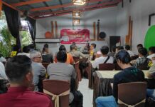 Ngopi Bareng Jurnalis, Kapolres Luwu Utara Ajak Ciptakan Pemilu Damai 2024