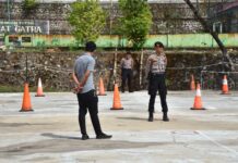 Polres Morowali Utara Laksanakan Pembekalan dan Simulasi Pemungutan Suara