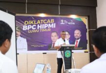 Bupati Budiman Berkomitmen Mendukung Penuh dan Siap Kolaborasi Dengan HIPMI Lutim