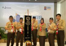 Hj. Sufriaty Hadiri Musyawarah Daerah IX Gerakan Pramuka Sulsel di Makassar