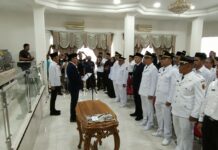 Bupati Morut Lantik 112 Pejabat Fungsional dan Struktural